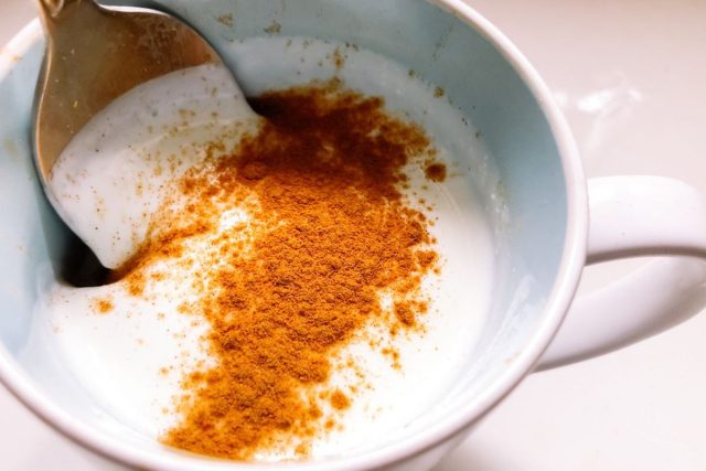 yogurt and cinnamon