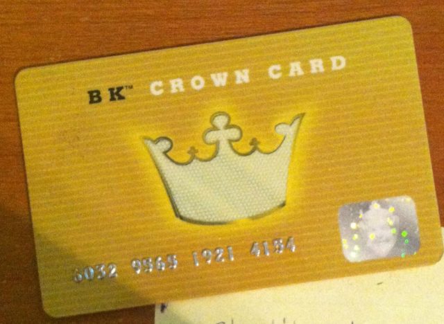 BK for life card