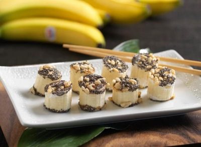 Banana Sushi Rolls with Crispy Rice recipe