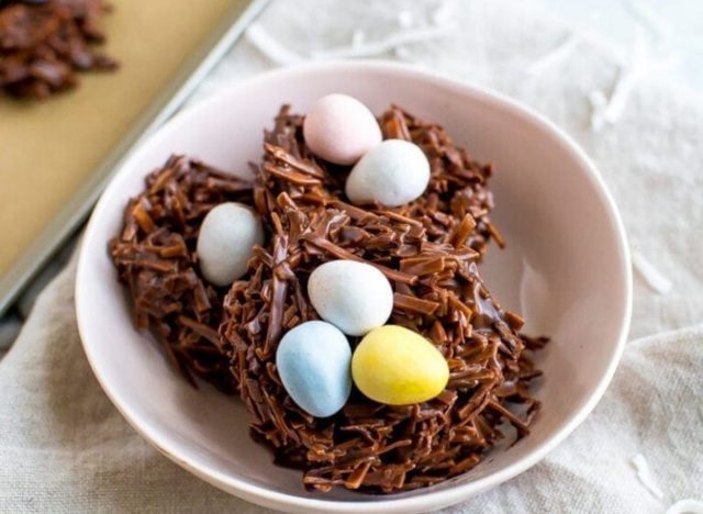 Chocolate Coconut Nests