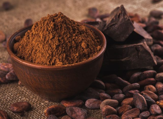 Bol de cacao en poudre