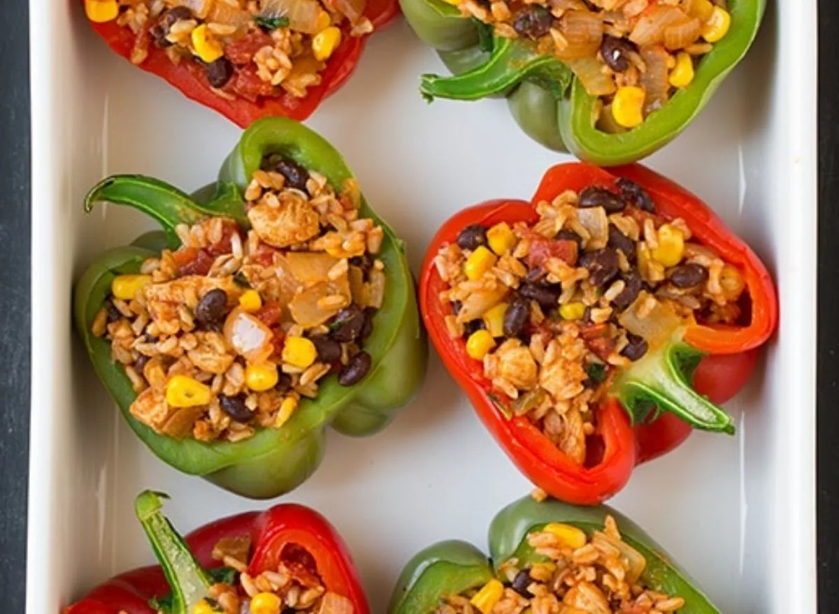 Cooking Classy Slow Cooker Stuffed Peppers