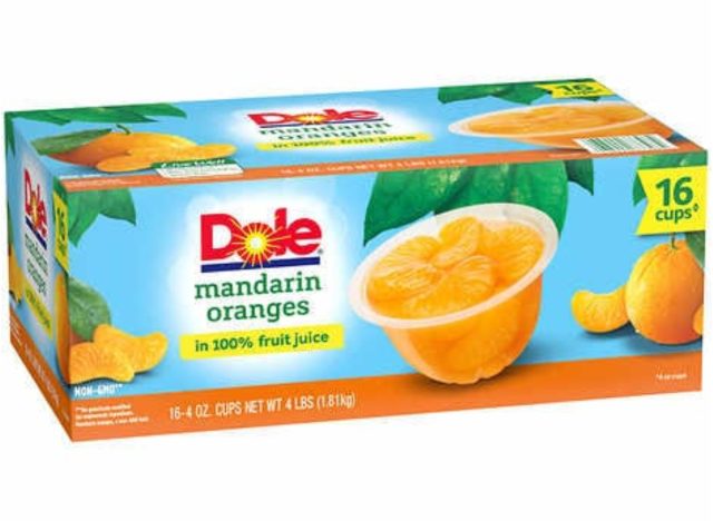 Costco Dole Mandarin Orange Cups