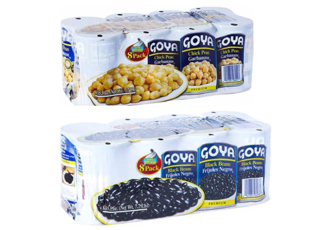 Costco Goya Black Beans & Chickpeas