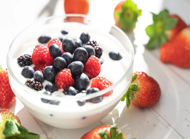 Yogurt and Mixed Berries