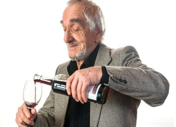 Man Drinking Red Wine