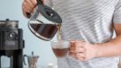 Man Pouring Coffee from Pot