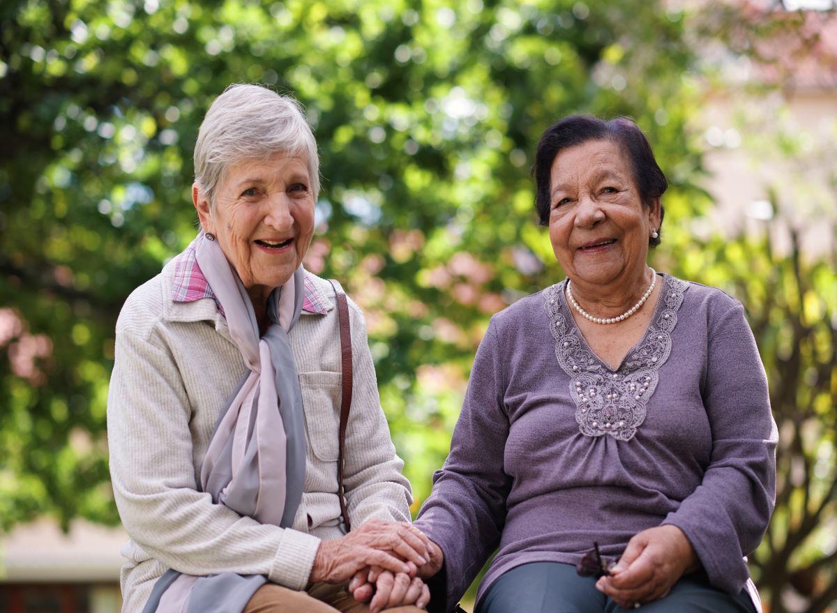 Two older women