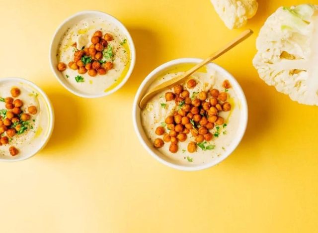 Slow Cooker Cauliflower Soup