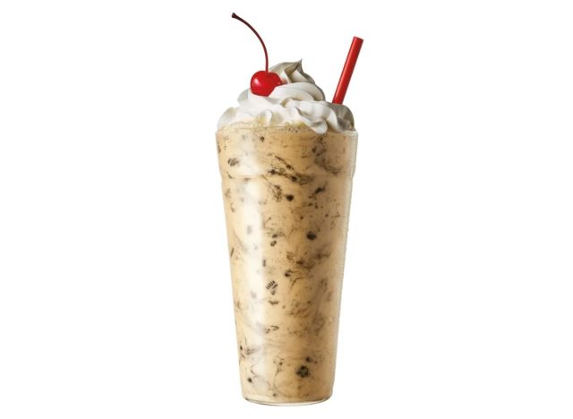 Sonic's Medium Oreo and Reese's peanut butter master shake