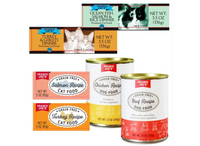 Trader Joe's discontinued pet food