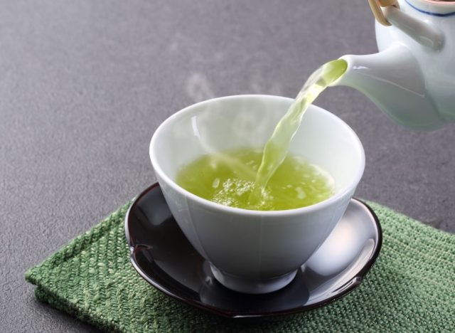 Green Tea From Kettle