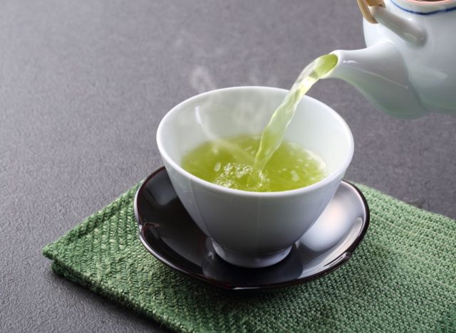 Green Tea From Kettle