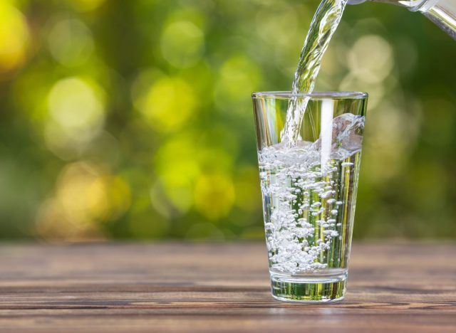 Pouring Glass of Water 