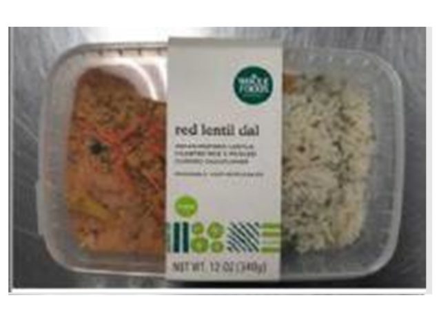 Whole Foods Red Lentil Dal Recall