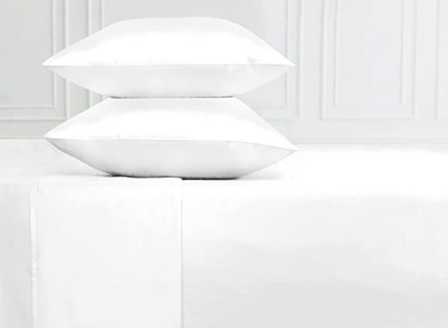 white Amazon sheets set