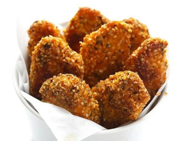 baked hemp chicken nuggets