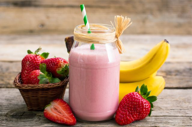 banana strawberrry smoothie