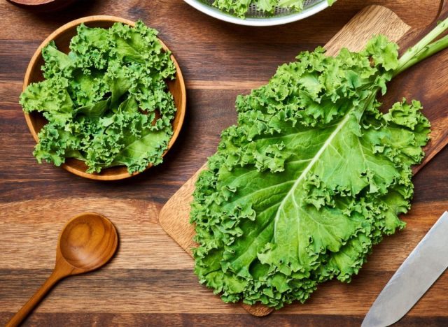 bowl of kale