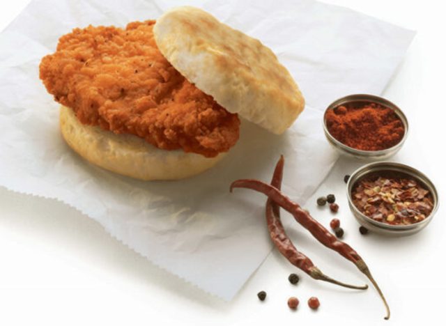 chick-fil-a spicy chicken biscuit