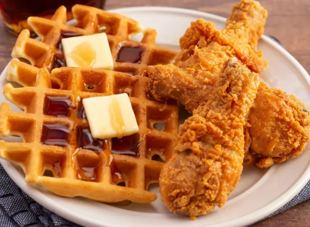 chicken and waffles