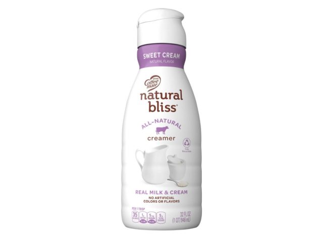 Coffee mate cream of natural bliss