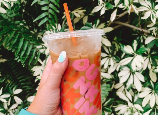 dunkin' iced coffee cold brew