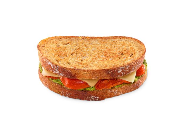 dunkin' tomato pesto grilled cheese