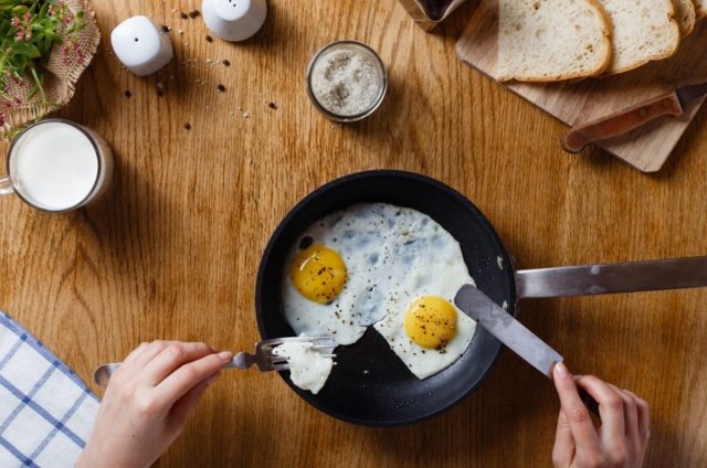 eggs and toast breakfast