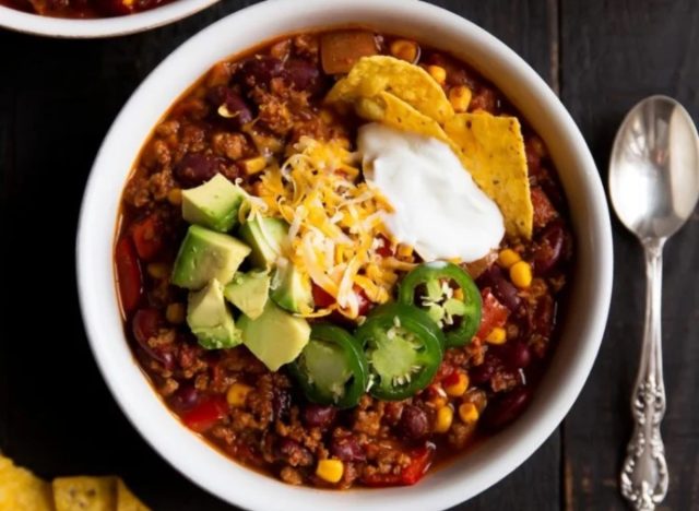 healthy turkey chili