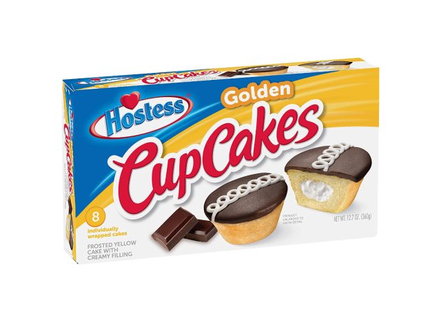 Hostess golden cupcake