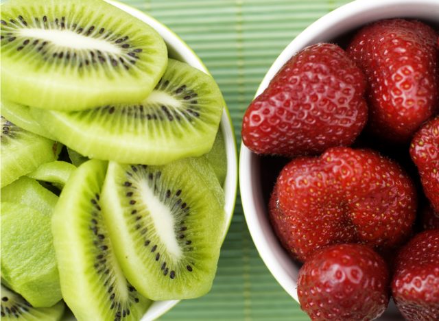 kiwis and strawberries