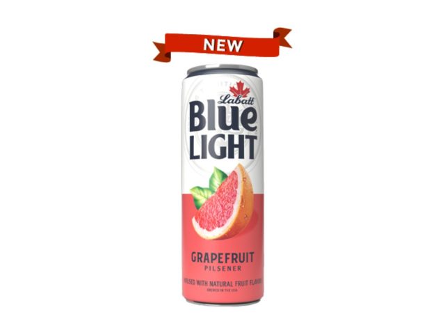 labatt blue light grapefruit beer