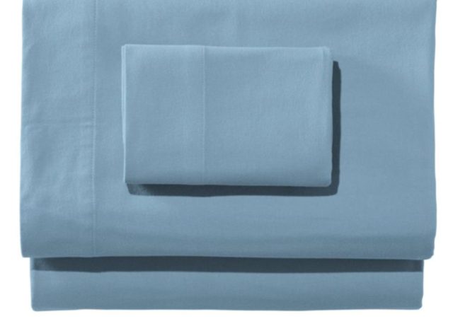 L.L.Bean blue sheets set