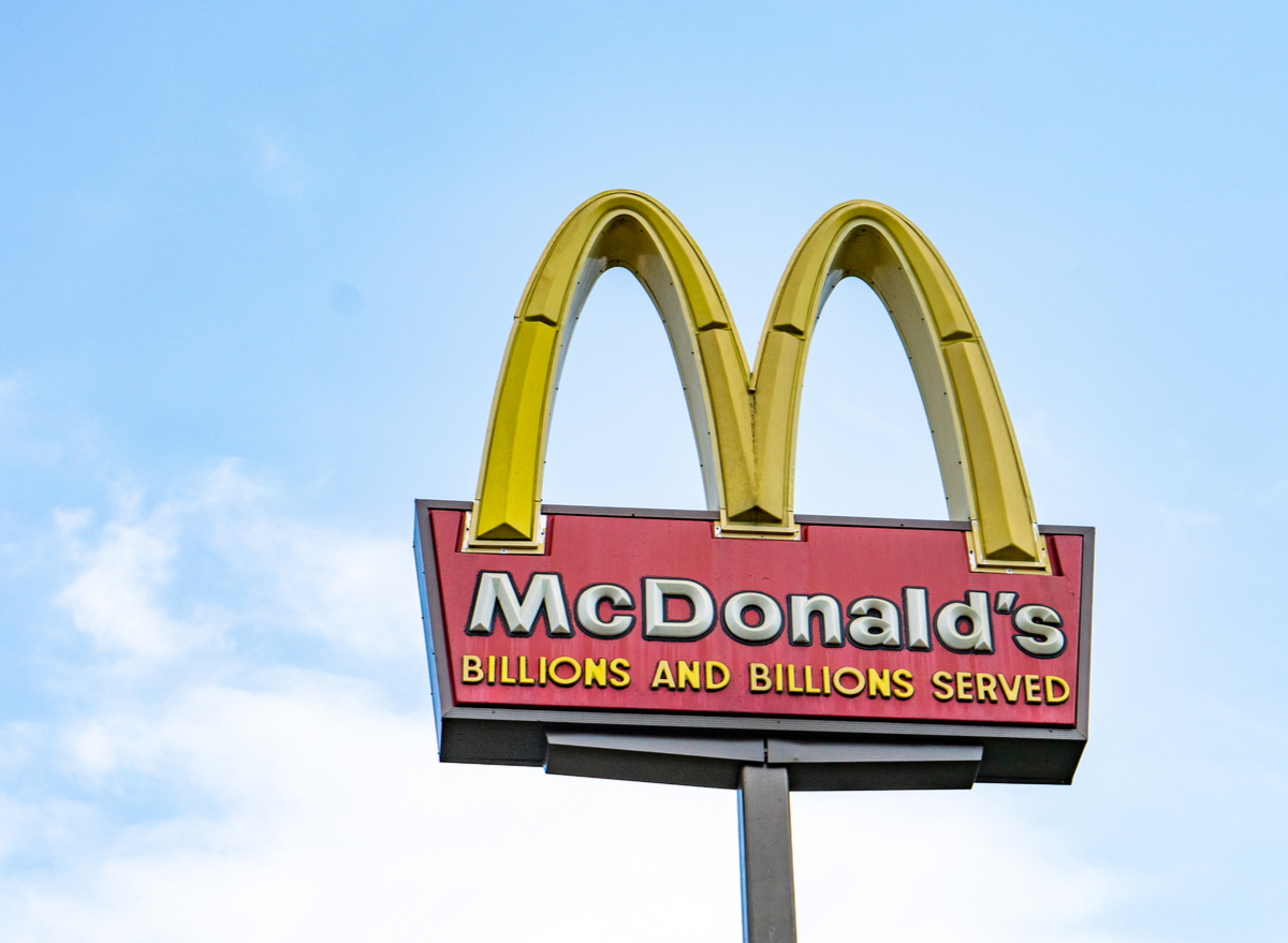mcdonald's sign billions and billions served
