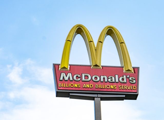 McDonald's signs billions and billions served