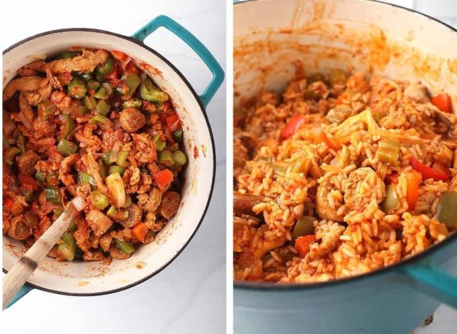 one pot vegan jambalaya