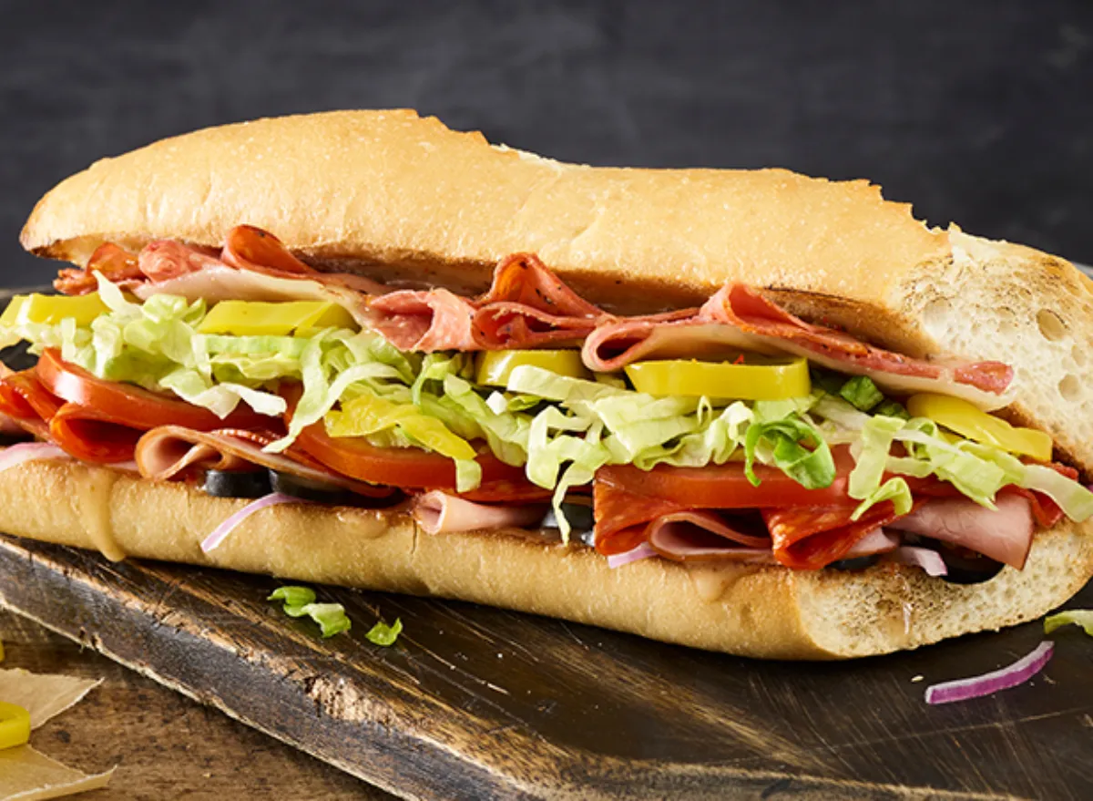 quiznos' classic italian sandwich