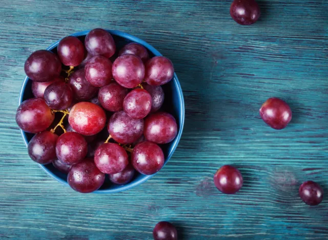 red grapes