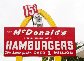 retro mcdonald's sign