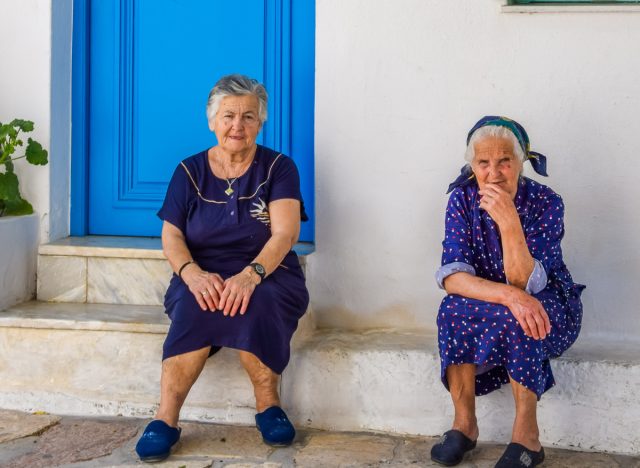 Two women in Ikaria, Greece