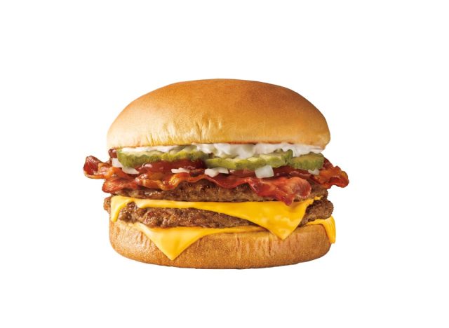 sonic bacon on bacon quarter pound double cheeseburger