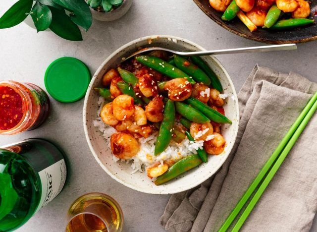 spicy shrimp stir fry