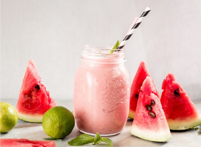 watermelon yogurt smoothie