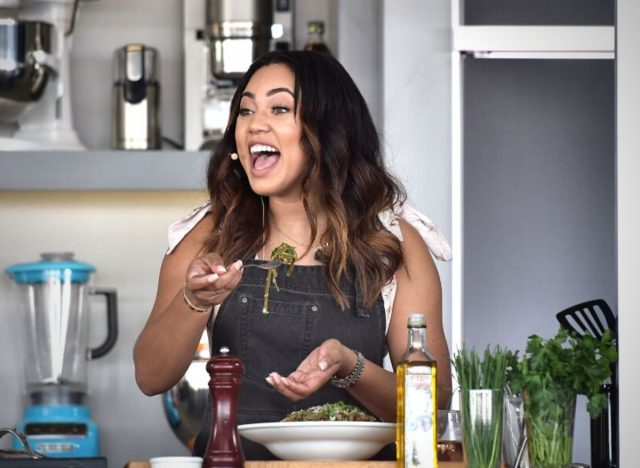 Ayesha Curry cooking