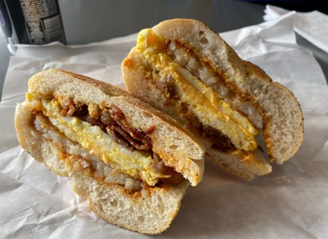 Bacon and Egg Sandwich 