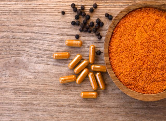 Black pepper and turmeric supplement