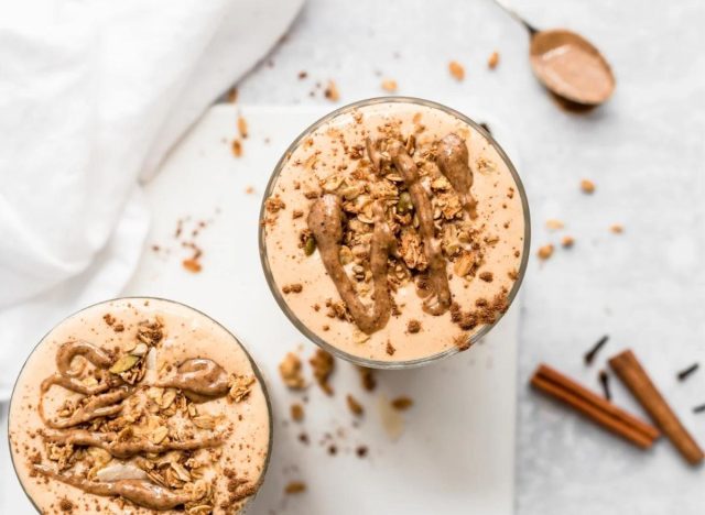 Cinnamon Sweet Potato Pie Smoothie