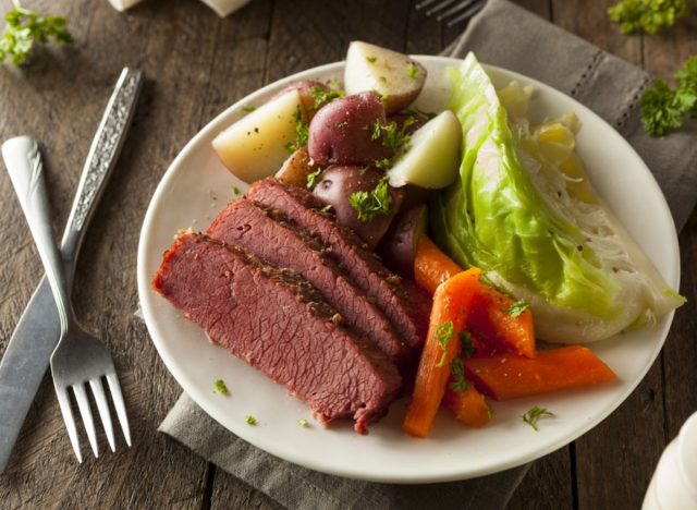 Corned beef and cabbage