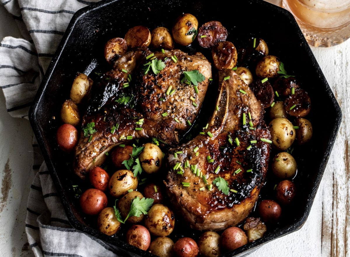 Pork Chop with Maple Glaze